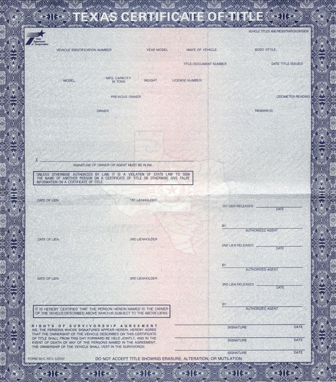 Deer Park Auto Title